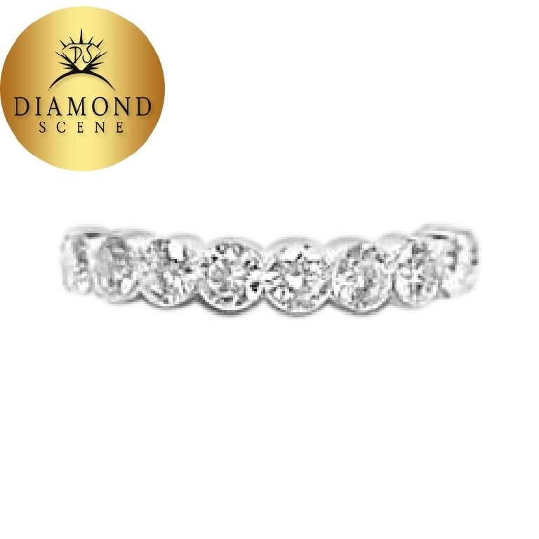 21 DIAMONDS ETERNITY BAND INVISBLE SET DIAMONDS NO PRONG DIAMOND BAND ETERNITY