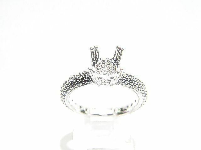 DIAMOND ROUND BR SHAPE PAVE ETERNITY SET SETTING 4 DOUBLE