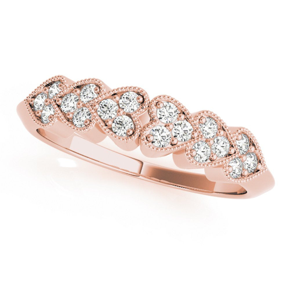Mauli Jewels Engagement Rings for Women 0.07 Carat Classy Heart Shaped Diamond W