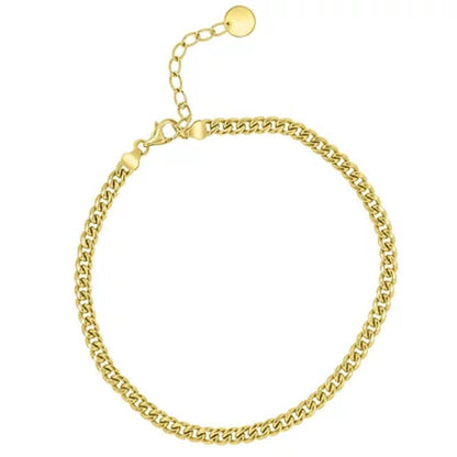 14K Yellow Gold Curb Bracelet