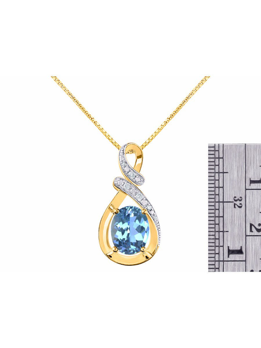 Necklaces for Women Yellow Gold Plated Silver Designer Necklace Gemstone & Genui