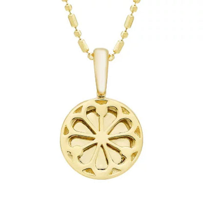 14K Yellow Gold Zodiac Symbol Pendant, 16-18"