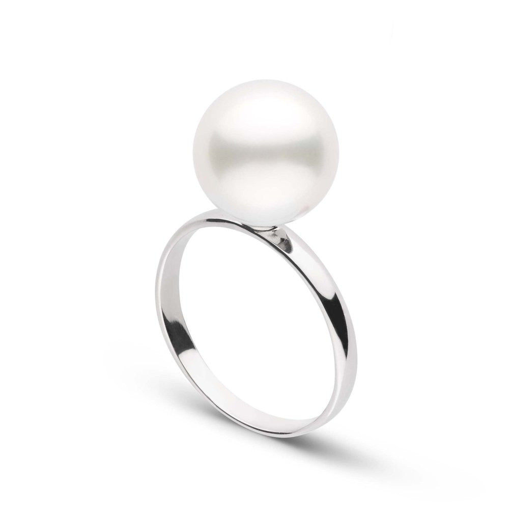Classic Collection 10.0-11.0 Mm White South Sea Pearl Ring