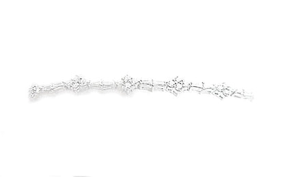 DIAMOND ROUND 52 STONE BAGUETTE 26 STONE BRACELET