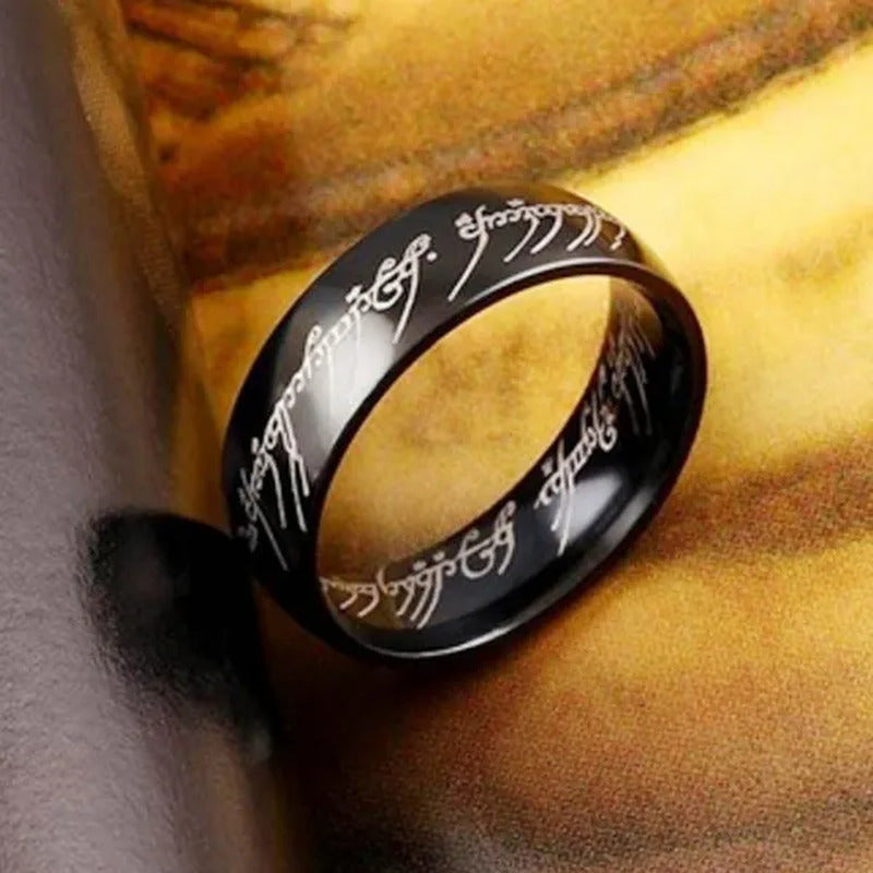 Fashion Jewelry Lord of the Rings Stainless Steel Men Women LOTR the One Band Ri