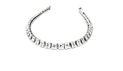 DIAMOND ROUND BRILLIANT SET FOUR PRONG SET TENNIS BRACELET DIAMOND