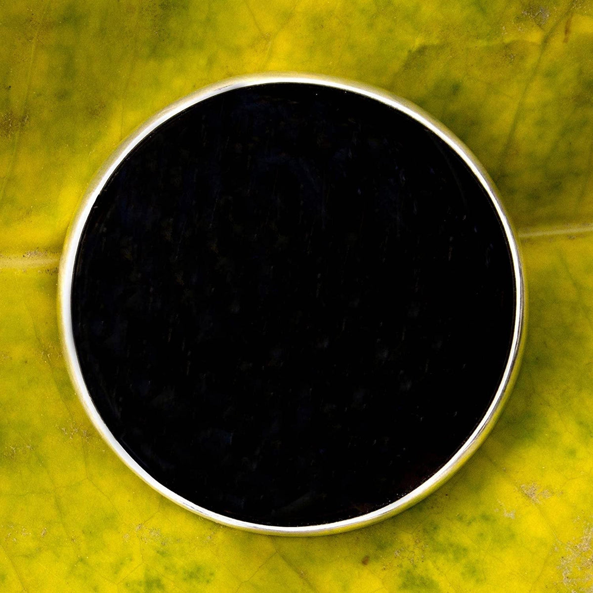 Obsidian .925 Sterling Silver Cocktail Ring, New Moon over Taxco'