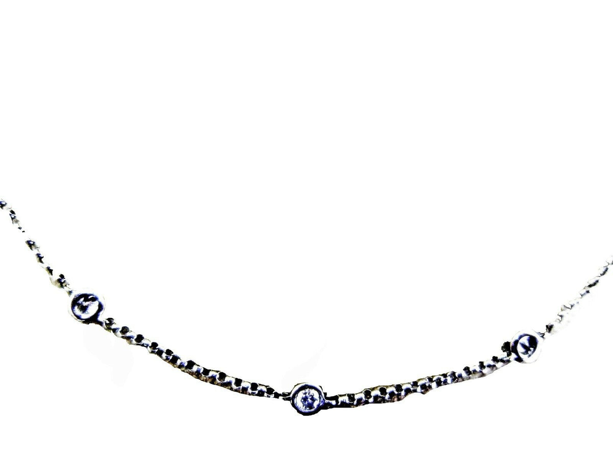 DIAMOND TEN STONE DIAMOND BY YARD DIAMOND CHAIN DIAMOND CHOKER DIAMOND NECKLACE