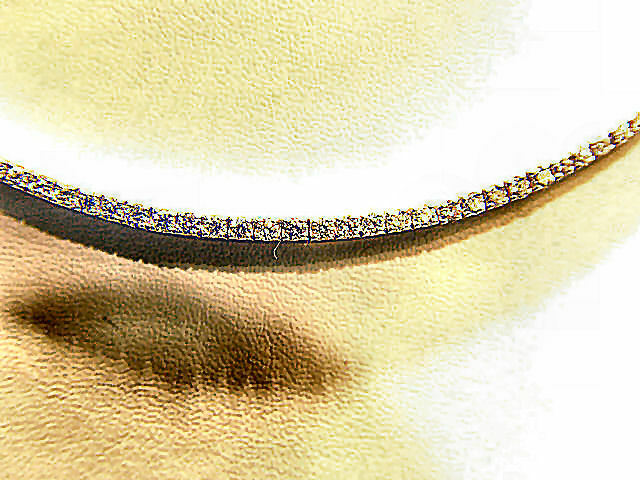 DIAMOND ROUND BR SHAPE PRONG SET DIAMOND CHOKER NECKLACE