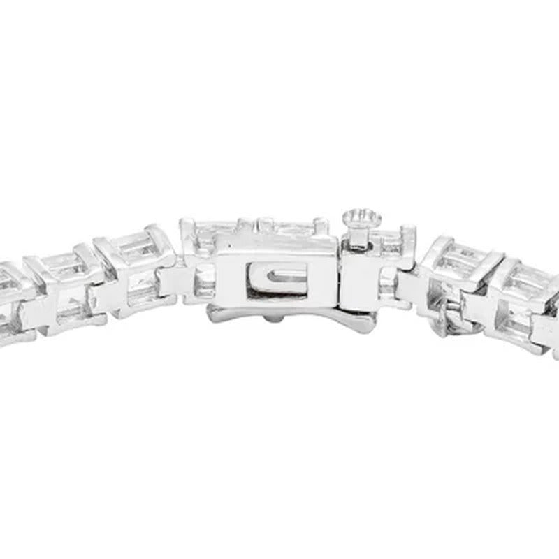 12 CT. T.W. Lab White Sapphire Bracelet in Sterling Silver
