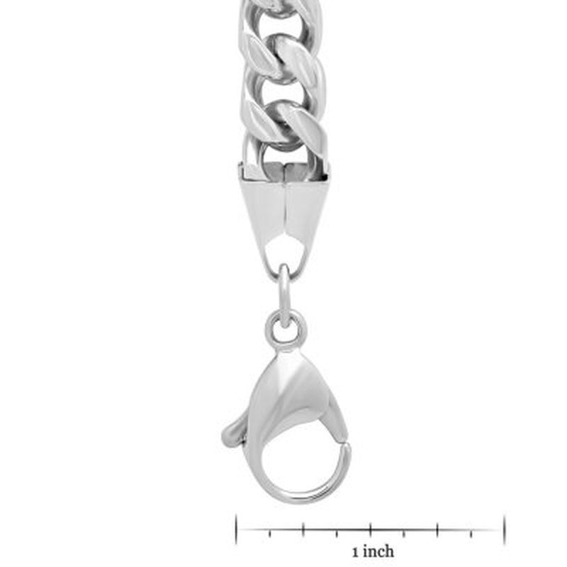 Stainless Steel Franco Link Chain and Bracelet Set