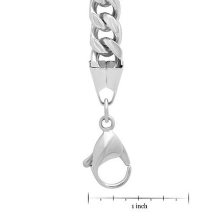 Stainless Steel Franco Link Chain and Bracelet Set