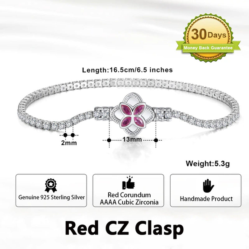 Authentic 925 Sterling Silver Tennis Chain Bracelet Moulding Process