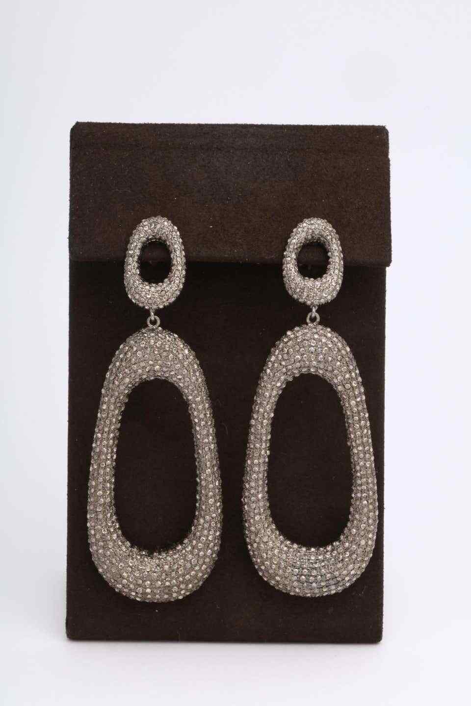 Fashion Diamond Drop Earrings