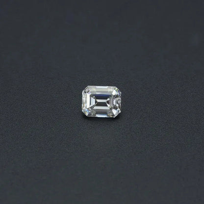 White D Color VVS Emerald Cut Loose Moissanite Diamond Stone 1Ct 5X7Mm with Cert
