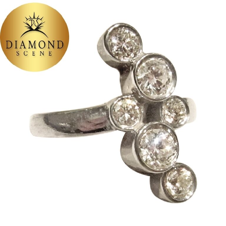 DIAMOND SIX ROUND BRILLIANT SHAPE TOP SET RING