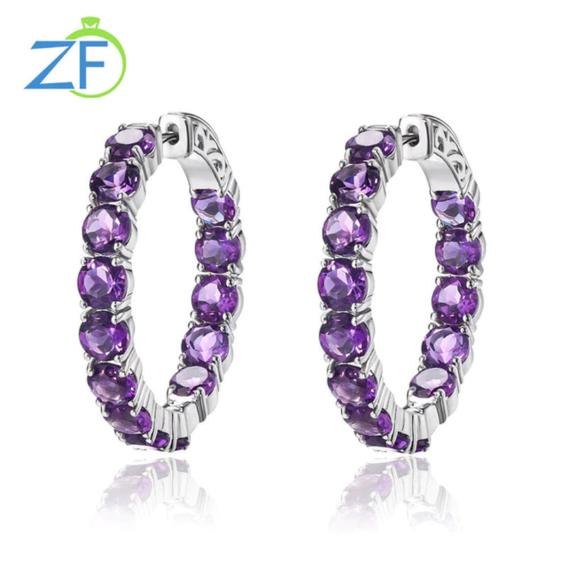 925 Silver Clip Earring for Women Natural Peridot 15.5 Carats Real Gem Colorful
