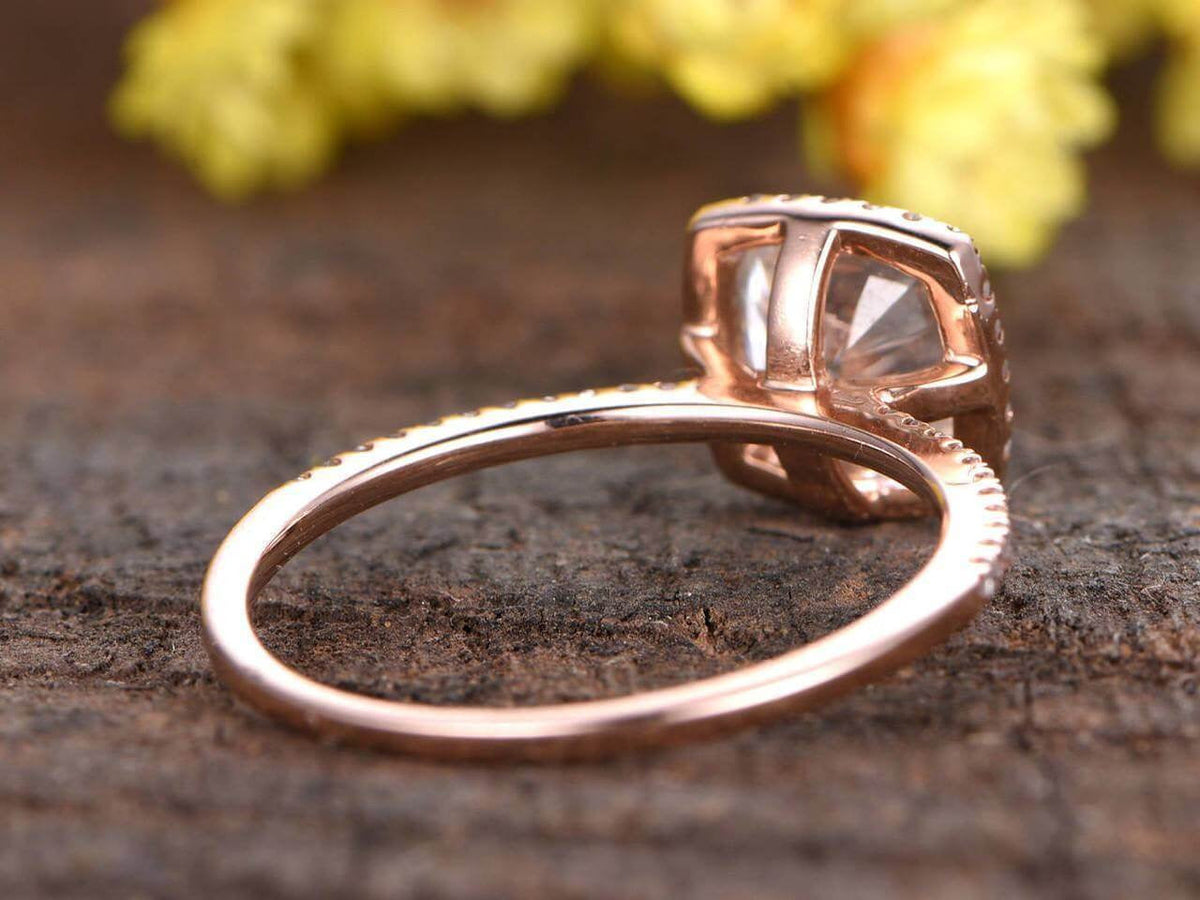 Antique 1.25 Carat Man Made Diamond Moissanite and Man Made Diamond Moissanite R