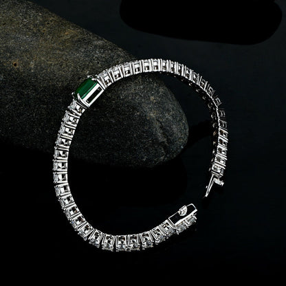 Full Diamond Heavy Emerald Cut Ring