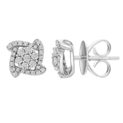 0.25 CT. T.W. Diamond Earrings in 14K White Gold