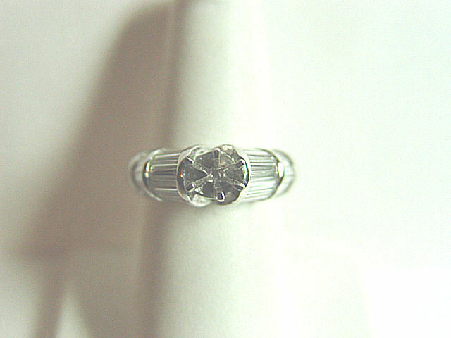 DIAMOND SETTING INVISIBLE SET SETTING 6 PRONG SET ENGAGEMENT SETTING RING