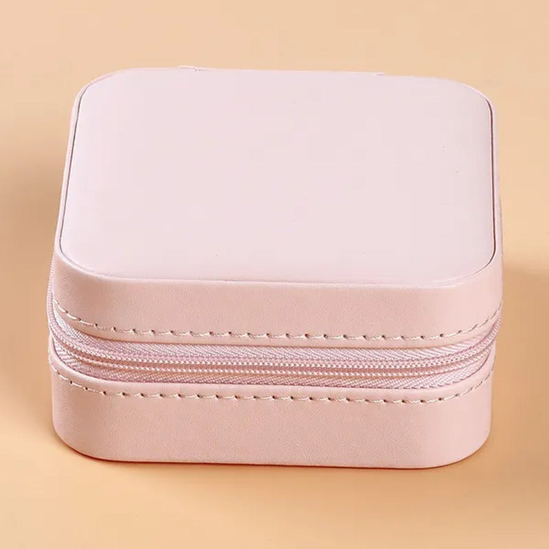 Practical Jewelry Box Organizer Portable Travel Leather Jewellery Ornaments Case