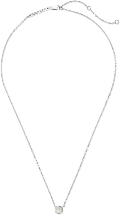 Davie Pendant Necklace in Sterling Silver, Fine Jewelry for Women