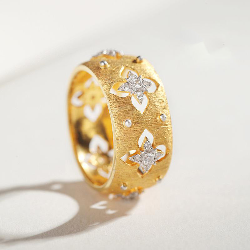 Vintage Style S925 Silver Ring Bracelet