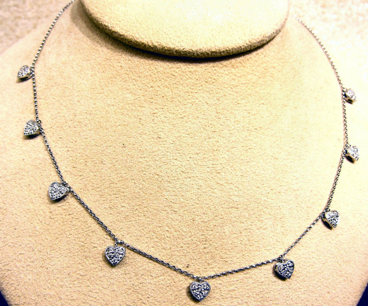 .50 CT DIAMOND HEART NECKLACE | 14 K GOLD