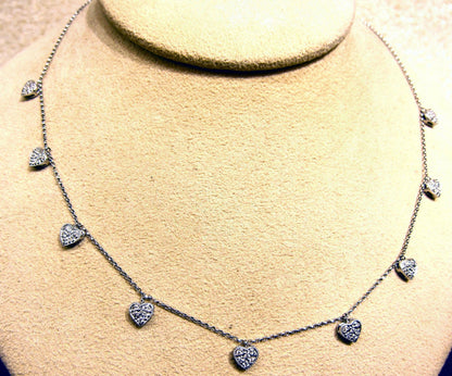 .50 CT DIAMOND HEART NECKLACE | 14 K GOLD