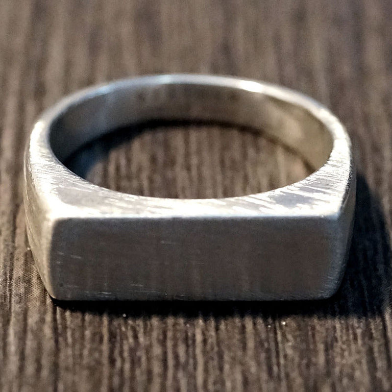 925 Sterling Silver Men'S Heavy Duty Ring