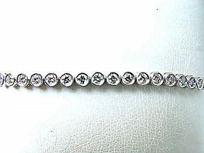 DIAMOND 38 ROUND BR SHAPE BEZEL SET BRACELET DIAMOND TENNIS BRACELET DIAMOND SET