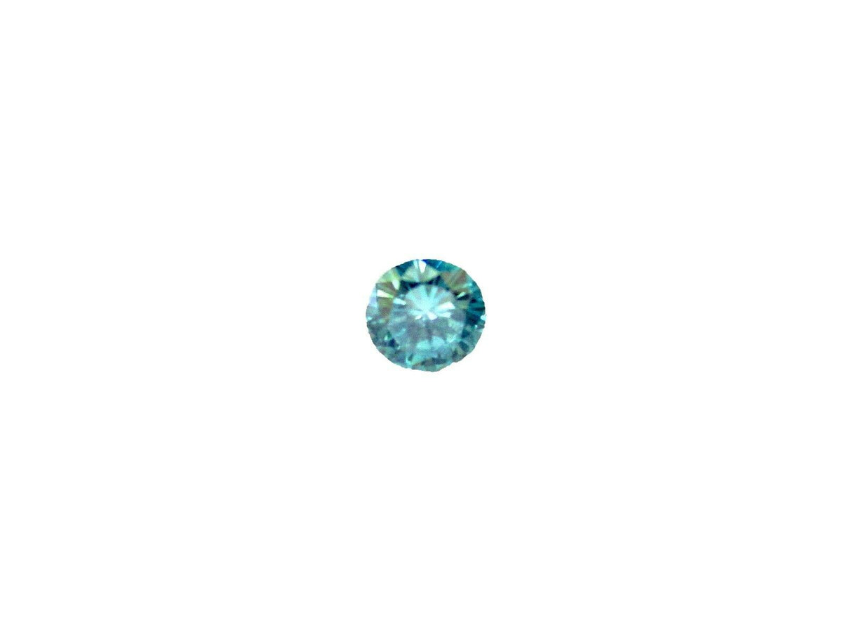 USGA BLUE DIAMOND ROUND BRILLIANT SHAPE LOOSE DIAMOND