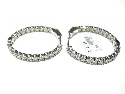 DIAMOND OVALISH STYLE ROUND BRILLIANT INSIDE OUTSIDE SET DIAMOND