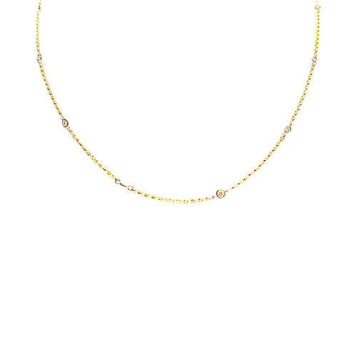 DIAMOND ROUND BRILLIANT SHAPE 10 STONE DIAMOND BY YARD