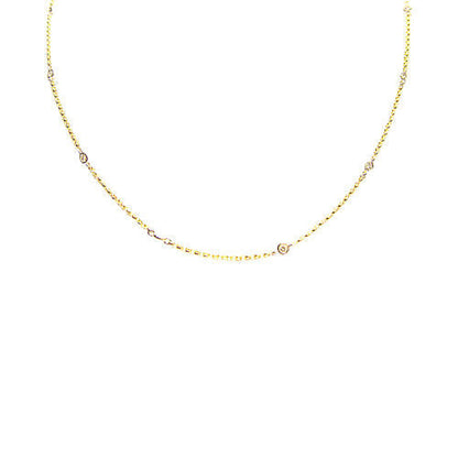 DIAMOND ROUND BRILLIANT SHAPE 10 STONE DIAMOND BY YARD