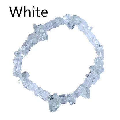 1 PC Chakra Bracelets Stone Beads Chips Single Strand Women Yoga Bracelets Lazul