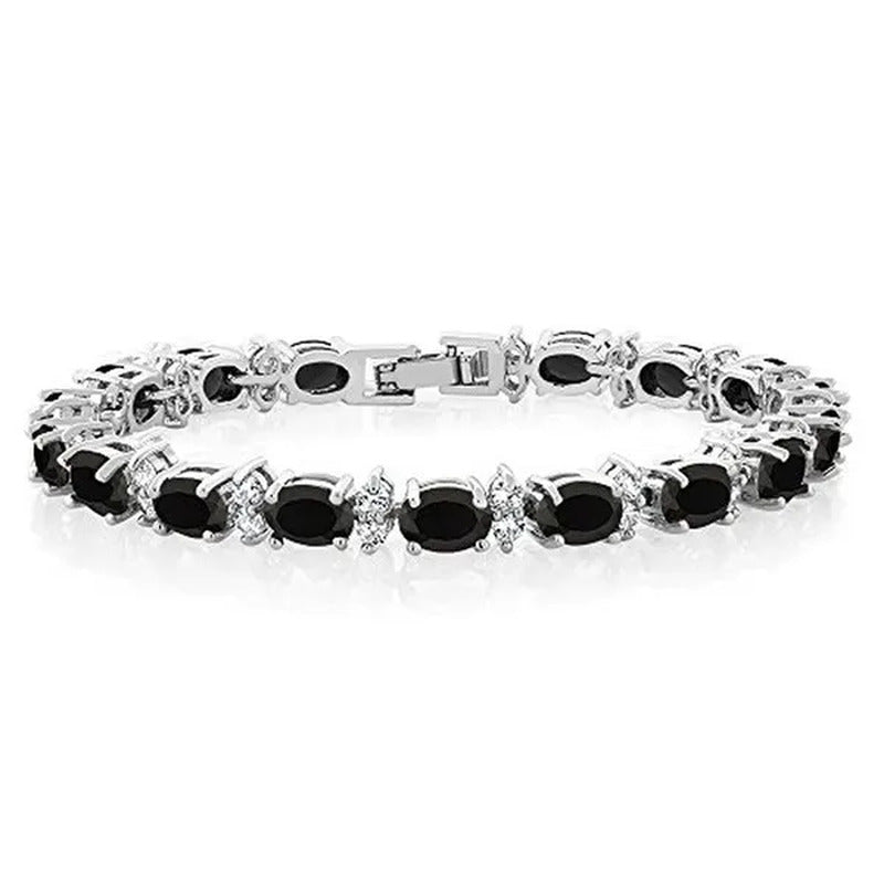 Gem Stone King 925 Sterling Silver Gorgeous Oval and round Sparkling Cubic Zirco