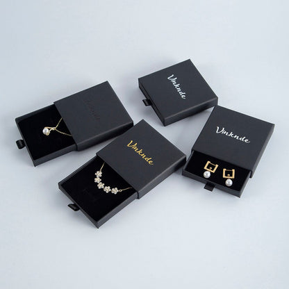 Unique Luxury Custom Logo Sliding Cardboard Paper Gift Jewellery Travel