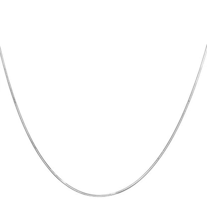 Adjustable Snake Chain Necklace, .80Mm in 14K Gold