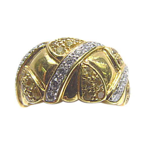 DIAMOND ROUND BRILLIANT SHAPE CITRINE ROUND SHAPE BAND