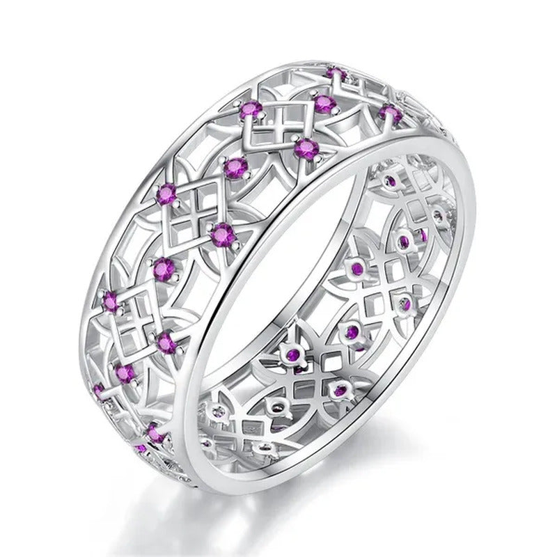 4 Color 925 Silver Anniversary Statement Ring Natural Gemstones Sapphire & Emera