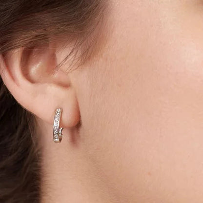 0.23 CT. TW. Diamond Earrings in 14K White Gold (H-I, I1)