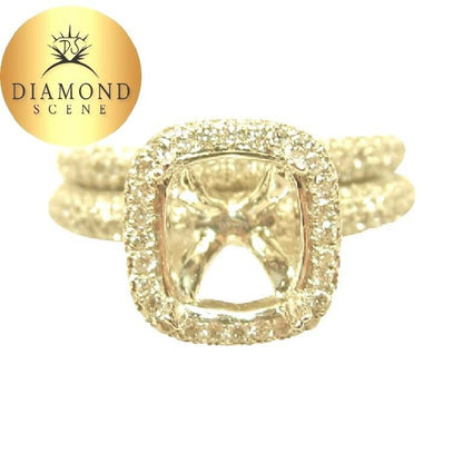 DIAMOND TWO PIECE ENGAGEMENT SETTING