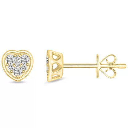 0.23 CT. T.W. Diamond Earrings in 14K Gold