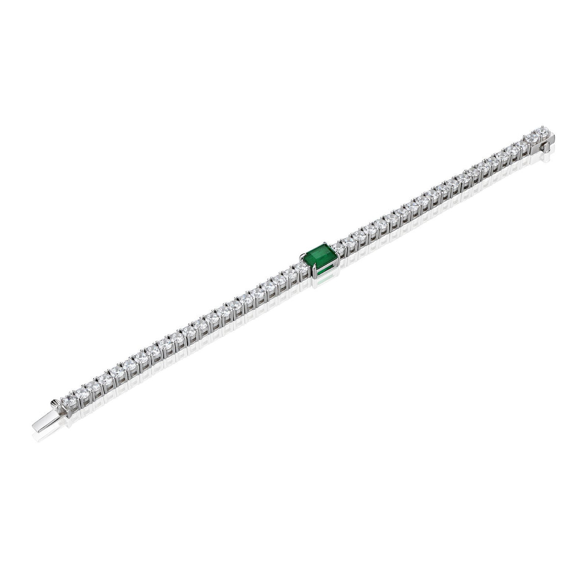 Full Diamond Heavy Emerald Cut Ring