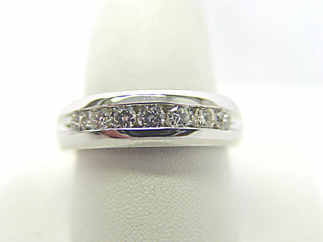 DIAMOND 7 ROUND BRILLIANT SHAPE MENS DIAMOND CHANNEL SET MEN DIAMOND BAND