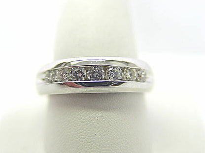 DIAMOND 7 ROUND BRILLIANT SHAPE MENS DIAMOND CHANNEL SET MEN DIAMOND BAND