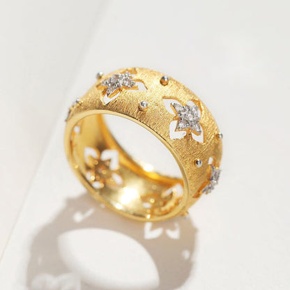 Vintage Style S925 Silver Ring Bracelet
