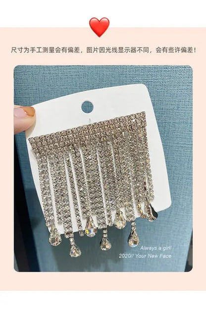 Autumn New Suit Accessories Are Fashionable, Exquisite and Simple Diamond Tassel